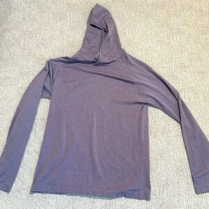 Lululemon Live In Practice Purple Hoodie Long‎ Sleeve Top Activewear